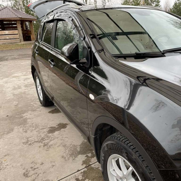 Дефлекторы окон ветровики Nissan Qashqai 2007-2014 скотч SunPlex (SP-S-76)