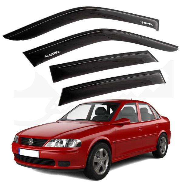 Дефлекторы окон ветровики для Opel Vectra B 1995-2002 Седан / хечбек Voron Glass