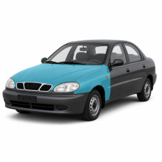 Антигравійна захисна бронеплівка за лекалами для Daewoo Sens T150 2002-2017 - капот і передні крила
