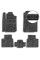 Ворсовые коврики для Lexus ES 350 2006-2012 с подпятником Черные 5 шт (Magnum)