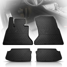 Килимки в авто для BMW 5 (F10) 2010-2016 комплект євро борт 2 см Чорні 4 шт