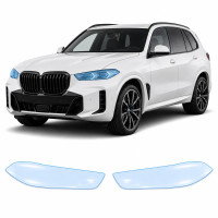 Антигравійна захисна бронеплівка за лекалами для BMW X5 G05 facelift 2023- оптика (фари та ПТФ)