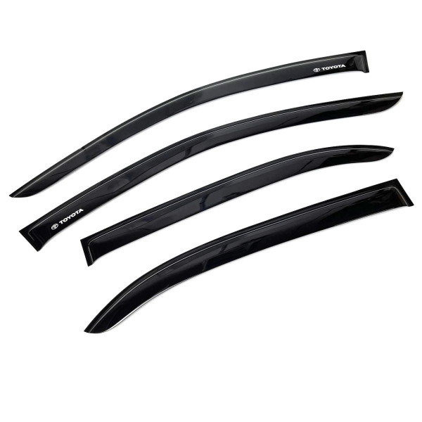 Дефлекторы окон ветровики для Toyota Corolla 2001-2007 Седан Скотч 3M Voron Glass