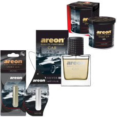 Набір ароматизаторів повітря Areon Car Silver (Silver)