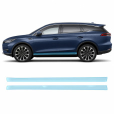 Антигравійна захисна бронеплівка за лекалами для BYD Tang III 2023- нижня зона кузова пороги
