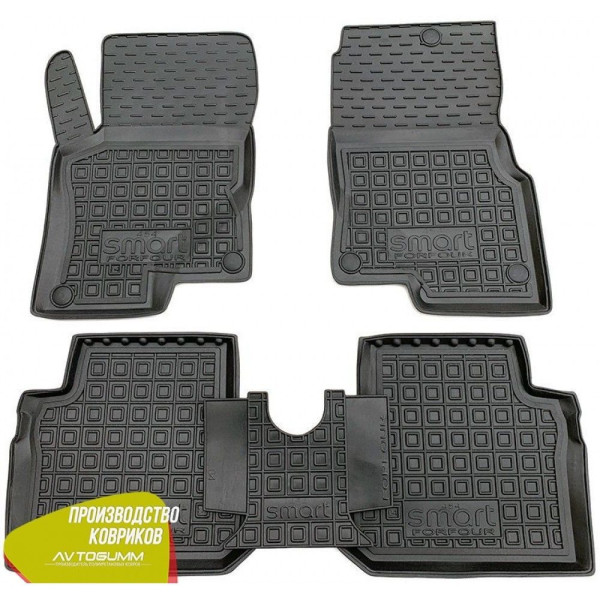 Автомобільні килимки в салон Smart Forfour 454 2004- (Avto-Gumm)