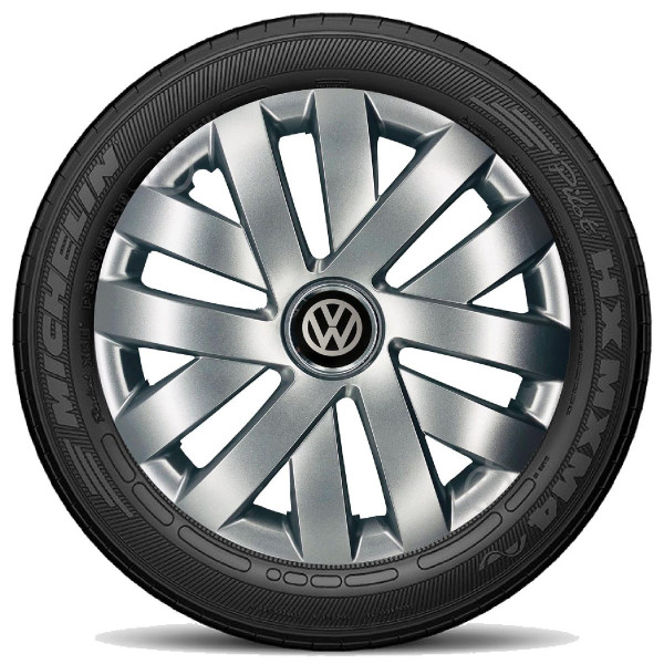 Колпак колеса с эмблемой SKS409 Volkswagen R16 серый с логотипом на выбор 4 шт