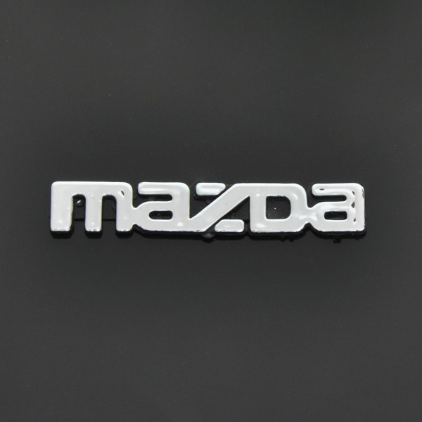 Емблема напис Mazda новий маленький скотч 90 x 15 мм