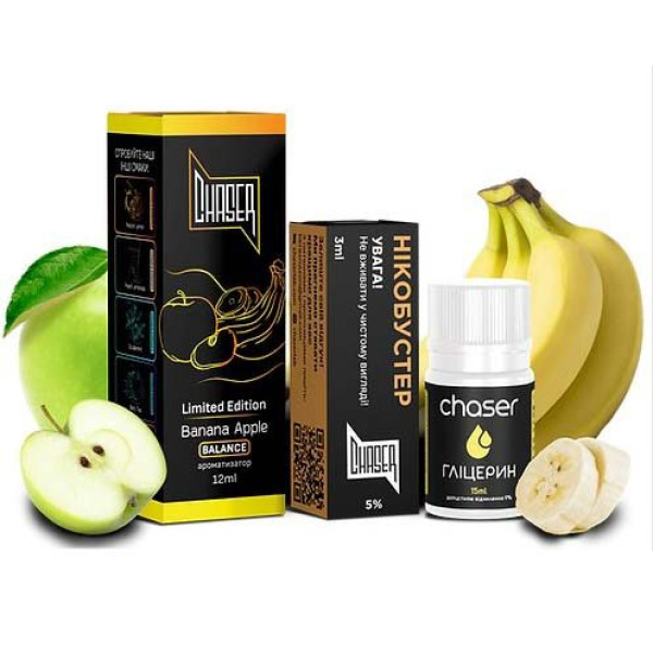 Жидкость Chaser Самозамес Black ULTRA 30ml Banan Apple