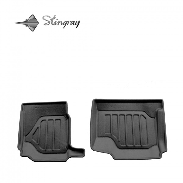 Комплект 3D килимків з 2 штук Nissan QASHQAI plus2 2008-2014 3 line Ниссан