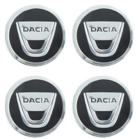 Наклейка на колпак Dacia 60 мм универсальные, алюминиевые 4 шт
