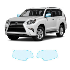 Антигравійна захисна бронеплівка за лекалами для Lexus GX J150 facelift 1 2014-2019 - дзеркала