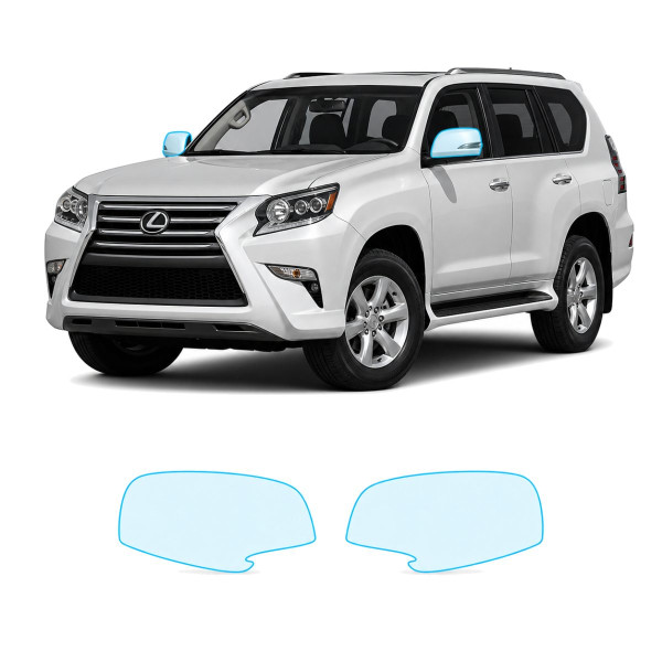Антигравійна захисна бронеплівка за лекалами для Lexus GX J150 facelift 1 2014-2019 - дзеркала