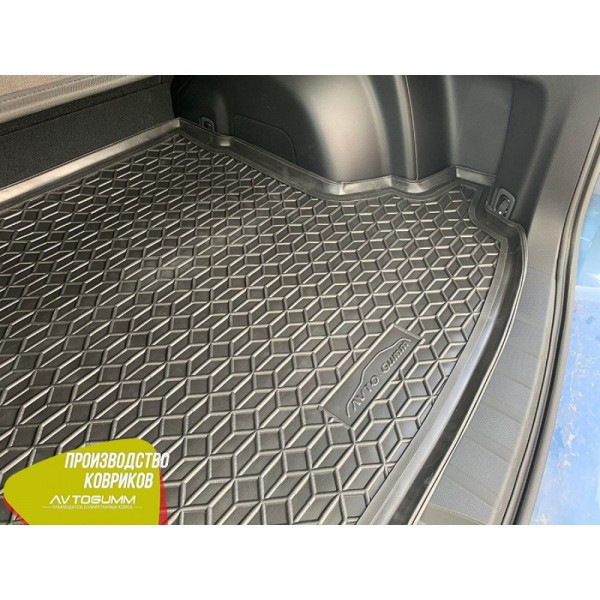 Автомобільний килимок в багажник Subaru Forester 5 2018 - без сабвуфера / Гумовий (Avto-Gumm)
