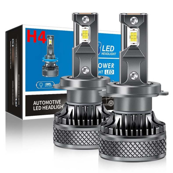 LED лампи автомобільні K18 H4 130W (19800lm 6000K +500% IP68 DC9-24V)