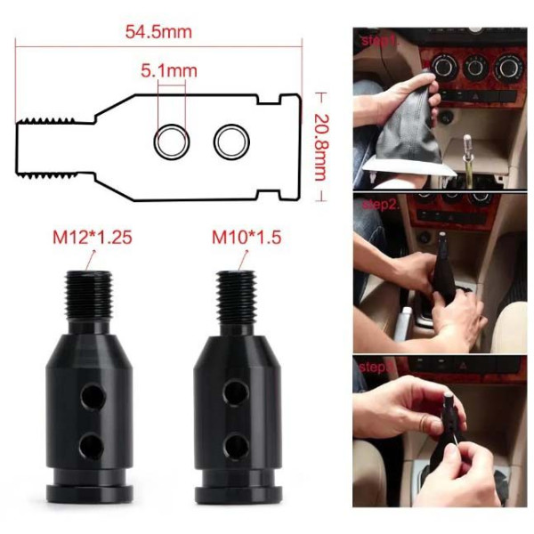 Адаптер Ручки переключения кулисы КПП Универсальный M12 x 1.25