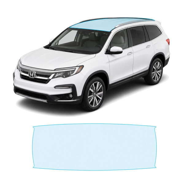 Антигравийная защитная бронепленка по лекалам для Honda Pilot III facelift 2019-2022 - зона крыши