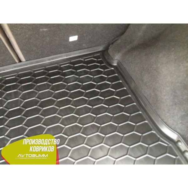 Автомобильный коврик в багажник Nissan Qashqai 2007-2010 / Резиновый (Avto-Gumm)