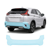 Антигравийная защитная бронепленка по лекалам для Mitsubishi Eclipse Cross I facelift 2021-2024 - задний бампер