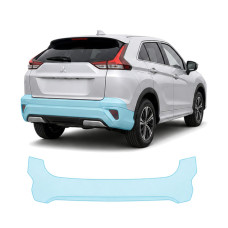 Антигравийная защитная бронепленка по лекалам для Mitsubishi Eclipse Cross I facelift 2021-2024 - задний бампер