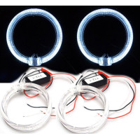 Ангельські очі White d=80мм (2шт) G5-SMD на засувках