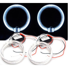 Ангельські очі White d=80мм (2шт) G5-SMD на засувках