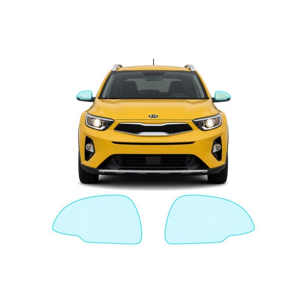 Антигравийная защитная бронепленка по лекалам для Kia Stonic YB 2017- зеркала