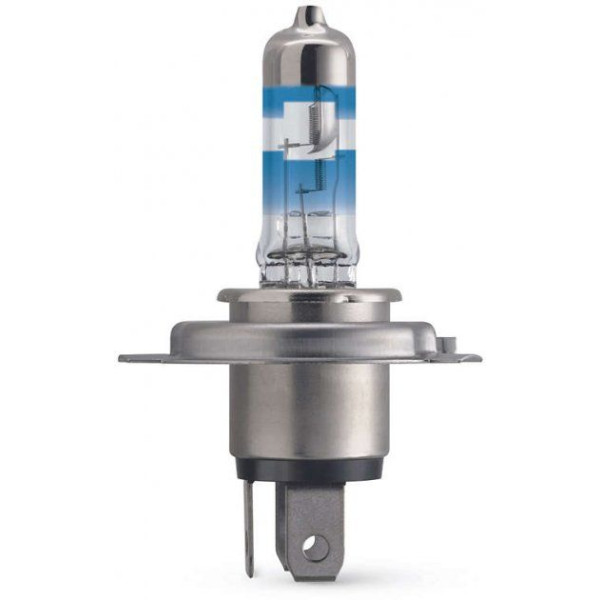 Автолампа галогенна Philips Racing Vision +200% H4 12V 60/55W 3600K 2 шт (12342RGTS2)