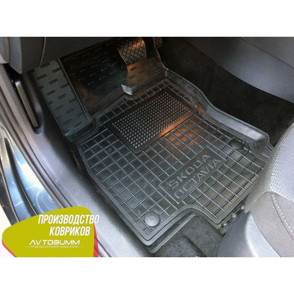Водительский коврик в салон Skoda Octavia A7 2013- Avto-Gumm