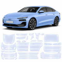 Антигравийная защитная бронепленка по лекалам для Audi A6 e-tron C9 2024- полный кузов