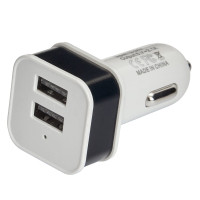 Автомобильное зарядное устройство VOIN 10,5W, 2USB 12/24V - 5V 2,1A (C-36210)