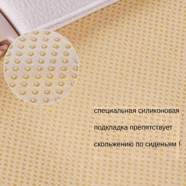 Накидки на передні сидіння алькантара LUX стьобані Чорні