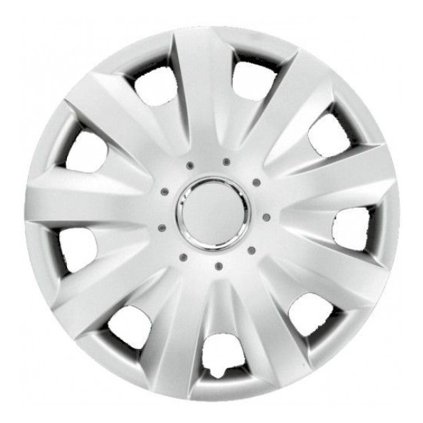 Ковпак колеса з емблемою Toyota SKS321 R15 сірий з логотипом на вибір 4 шт