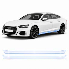 Антигравійна захисна бронеплівка за лекалами для Audi A5 F5 facelift 2020-2024 - нижня зона кузова
