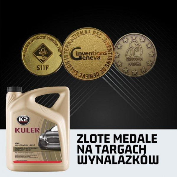 Антифриз готовый K2 Kuler Long Life -35°C Красный G12 Оригинал 1 л (T201C)