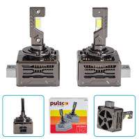 LED лампи для авто Pulso LR2-D1S USA Bridgelux CSP chips 12V 2*55W 10000Lm 6000k