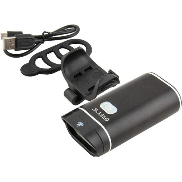 Велосипедна фара Grey's LED  2xCree 8 режимів 500 lm 1800 mAh (GR10140)