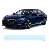 Антигравійна захисна бронеплівка за лекалами для Honda Accord X facelift 2021-2022 - нижня зона кузова пороги