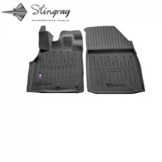 Передние 3D коврики для Renault Grand Scenic 2009-2016 / Высокий борт