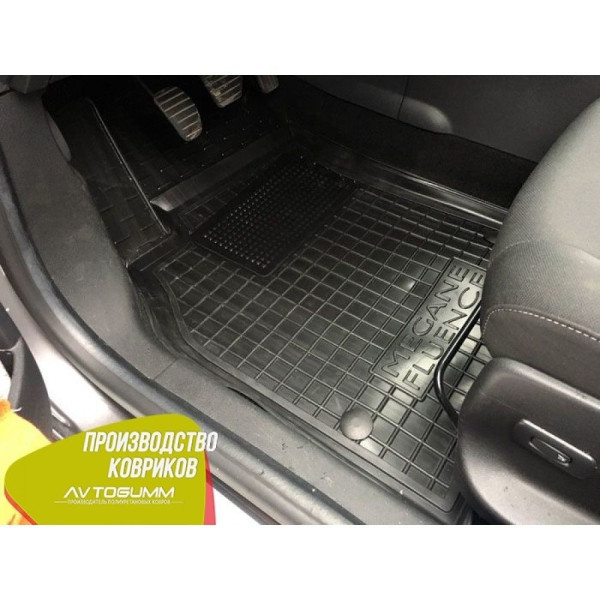 Передні килимки в автомобіль Renault Fluence 09-/Megane 3 Universal 09- (Avto-Gumm)