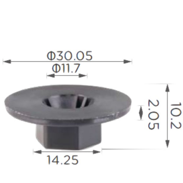 Гайки крыло Hyundai, Kia (8414526000, 84145-26000, 20046) (C1825)