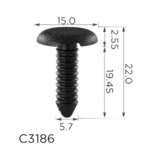 Клипса крепления обшивки салона VW SEAT SKODA AUDI (6Q0867333 6Q0-867-333 10099) (C3186)