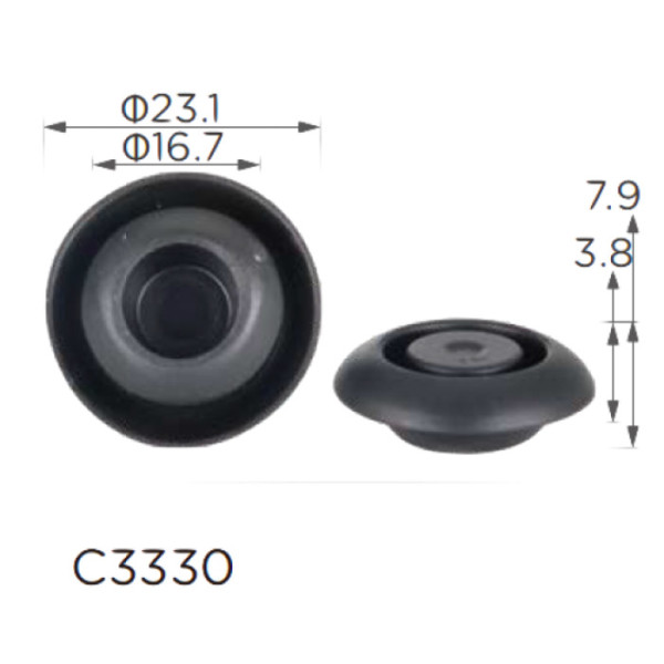 Заглушки дверей Mercedes A0039981350 (C3330)