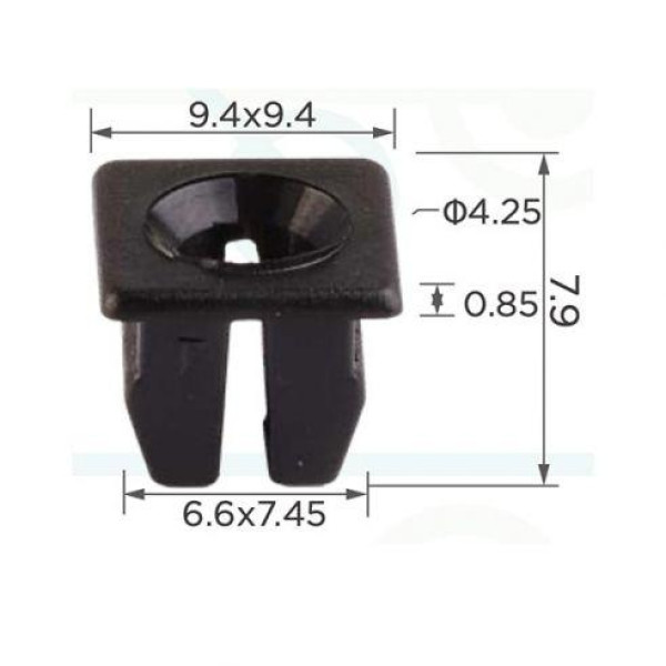 Кліпса під саморіз Volkswagen, Audi, Ford, Chevrolet (175-853-674, 175853674, 20475950, 20624923, 14608) (C0398)