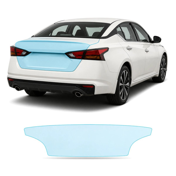 Антигравійна захисна бронеплівка за лекалами для Nissan Altima L34 2019- зона кришки багажника