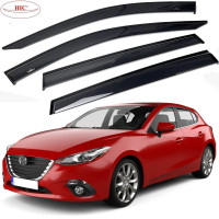 Дефлекторы окон ветровики HIC для Mazda 3 (BM) 2013-2019 Седан / Хечбек Оригинал (MA32-IJ)