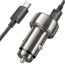 Автомобильное зарядное устройство Hoco Z50 PD 30W QC3.0 (1 Type-C 1USB 3A 48W)