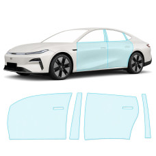 Антигравійна захисна бронеплівка за лекалами для Geely Galaxy E8 I 2023- зони дверей і стійки вікон