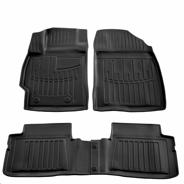 Автомобильные 3D коврики в салон для Toyota Auris (E150) 2007-2012 / Высокий борт