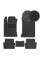 Ворсовые коврики для Renault Laguna II 2001-2007 с подпятником 5 шт (Carrera)